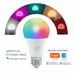 Foco Smart  Dimeable / 10W / RGB y Blanco / Base E27 / IP20 / Con Control desde Aplicación Móvil - Image 3