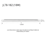 Tubo led T8, 18 W, 1200 mm, 6 500 K / Blanco Mate - Image 3