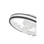Ventilador de Techo con Luminario LED de  110 V CA 50/60 Hz /  88 W /4500 Lm / 6500 - 4 000 - 2 700 K /3 Tonos de Luz / 501 mm / 6 Velocidades / Dimeable / Color Blanco y Negro. - Image 4
