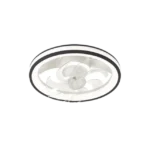 Ventilador de Techo con Luminario LED de  110 V CA 50/60 Hz /  88 W /4500 Lm / 6500 - 4 000 - 2 700 K /3 Tonos de Luz / 501 mm / 6 Velocidades / Dimeable / Color Blanco y Negro. - Image 2