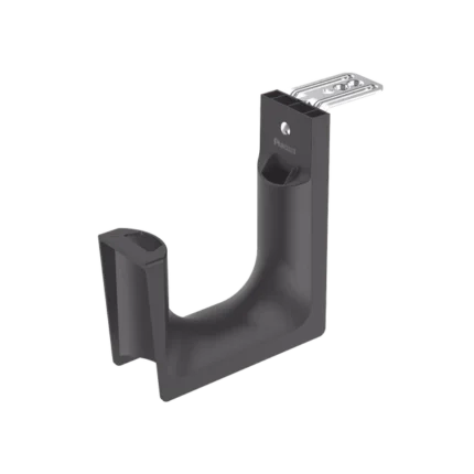 Sujetador STRONGHOLD tipo J (J-Hook), Con Soporte para Montaje en Techo, Para 180 Cables Cat6, Nylon 6.6, Color Negro, 10 piezas