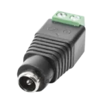 Adaptador Hembra Tipo Jack de 3.5 mm polarizado de 12 Vcc / Terminales Tipo Tornillo / Polarizado (+/-) / Ideal para Cámaras de Video Vigilancia. - Image 2