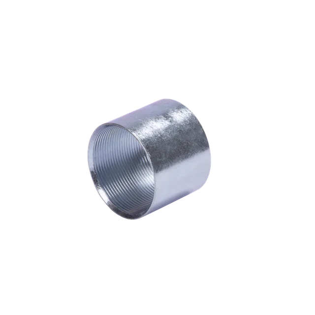 JUPG34COP-h Cople 3/4" (19mm) con rosca galvanizado etiqueta amarilla - Image 1