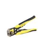 Pinza multifuncional Pelacables, con terminal de pestaña, prensado automático de color amarillo. - Image 4
