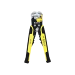 Pinza multifuncional Pelacables, con terminal de pestaña, prensado automático de color amarillo. - Image 3