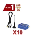 KIt de 10 Comunicadores de Alarma MINI012G con Antena 2G / Incluyen 1 Año de Cobertura / Aplicación Gratuita / Cero Configuración / Compatible Honeywell/DSC/CROW/PIMA - Image 2