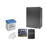 Kit con fuente PLB3 con salida de 12 Vcc a 4 Amper, incluye transformador y batería de 12 V a  5.5 Amper - Image 2