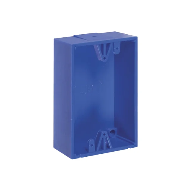 KIT71100AB-h Caja trasera de montaje color azul para estaciones de parada STOPPER - Image 1