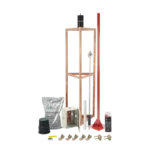 Kit Pararrayo con Accesorios para Protección de Diámetro de 300m.