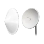 Kit de Antena y radomo, ganancia de  28 dBi, rango de frecuencia extendida (4.9 a 6.5 GHz), conectores N-Macho, incluye jumper, distancia de hasta 15 km