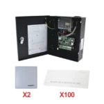 Kit para automatizar 2 ACCESOS VEHICULARES con STICKERS en Parabrisas de vehiculos / Incluye Panel, 2 lectores y 100 stickers / Software IVMS4200 incluido - Image 2