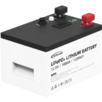 Batería de Litio LiFePO4 12.8Vcc, 100Ah, 1.28KwH, Pantalla LCD para Monitoreo Local, Carcasa Metálica