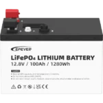 Batería de Litio LiFePO4 12.8Vcc, 100Ah, 1.28KwH, Pantalla LCD para Monitoreo Local, Carcasa Metálica - Image 3
