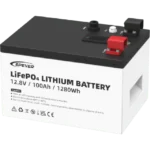 Batería de Litio LiFePO4 12.8Vcc, 100Ah, 1.28KwH, Pantalla LCD para Monitoreo Local, Carcasa Metálica - Image 4