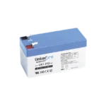 Batería 12 V / 1.2 Ah / UL / 5 Años vida útil promedio / Para uso en equipo electrónico /Alarmas de Intrusión / Incendio/ Control de acceso / Video Vigilancia / Terminales F1  ( Incluye adaptador F2 ) - Image 2