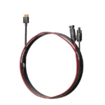 Cable 2.5 m, Negro, Calibre 12 AWG con Terminales MC4 Macho y Hebra para Terminal XT60 - Image 2