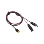 Cable 2.5 m, Negro, Calibre 12 AWG con Terminales MC4 Macho y Hebra para Terminal XT60 - Image 3