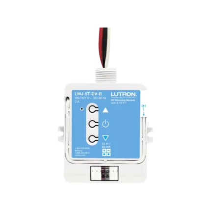 (RadioRA2) Relay control de iluminación 0-10V, carga 5A, 120/277V, compatible con RadioRA2, RA2Select y RR3.