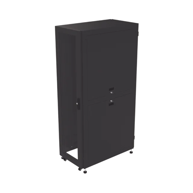 LP6010042UR2-h Gabinete para Telecomunicaciones Rack Estándar de 19", 42UR, 600 mm Ancho x 1000 mm Profundidad. Fabricado en Acero, Se envía el Gabinete Armado. - Image 1