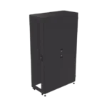 Gabinete Profesional para Telecomunicaciones de 45UR, 1200 mm Profundidad, Incluye 2 Organizadores Verticales de 45 Unidades de Rack, Se envía el Gabinete Armado.