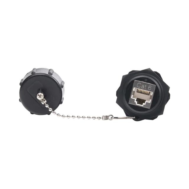 LPC6WPJK-h Jack Industrial RJ45 Categoría 6 Blindado, IP67 (Waterproof) - Image 1