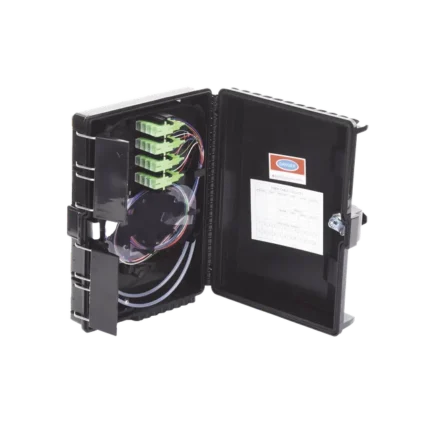 Cierre de Empalme para 24 fusiones de fibra óptica, Interior/Exterior, con 16 acopladores SC/APC y splitter 1x16 SC/APC Incluido, IP65