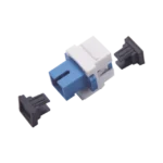 Acoplador Keystone de fibra óptica Monomodo SC/PC Simplex a SC/PC Simplex - Image 3
