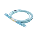 Jumper de Fibra Óptica Multimodo OM3 50/125 LC-LC OFNR (Riser), 2.0 mm, Dúplex, Aqua, 3 metros - Image 2