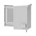 Gabinete de Exterior con Rack de 19" de 16U con Ventiladores y Termostato, Se envía el Gabinete Armado. (Montaje a poste o torre se vende por separado). - Image 4
