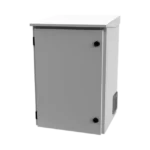 Gabinete de Exterior con Rack de 19" de 16U con Ventiladores y Termostato, Se envía el Gabinete Armado. (Montaje a poste o torre se vende por separado). - Image 2