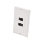 Placa de pared de 2 puertos HDMI hembra a hembra - Image 4