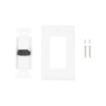 Placa de pared 1 puerto HDMI hembra a hembra