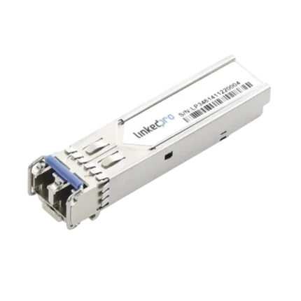 Transceptor Óptico Industrial SFP (Mini-Gbic) / Monomodo 1310 nm / 1.25 Gbps / 1000BASE-LX / Conectores LC/UPC Dúplex / DDM / Hasta 10 km