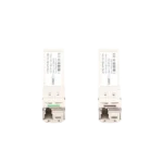 Transceptores Ópticos Industriales Bidireccionales SFP+ (Mini-Gbic) / Monomodo 1270 & 1330 nm / 10 Gbps / 10GBASE / Conector LC/UPC Simplex / DDM / Hasta 20 km / 2 Piezas