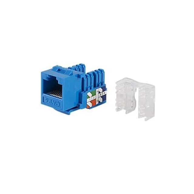 LPKJ601BUdet Módulo Jack 110 Cat6, Keystone para faceplate - Color Azul - Image 1