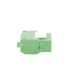 Módulo Jack Keystone Cat6 (toolless), con terminación en ángulo 180 º Color Verde, Compatible con Faceplate y Patchpanel Linkedpro - Image 4
