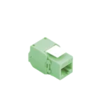 Módulo Jack Keystone Cat6 (toolless), con terminación en ángulo 180 º Color Verde, Compatible con Faceplate y Patchpanel Linkedpro - Image 2
