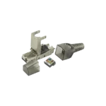 Plug RJ45 Blindado Categoría 6A -Sin herramienta, para terminación en campo