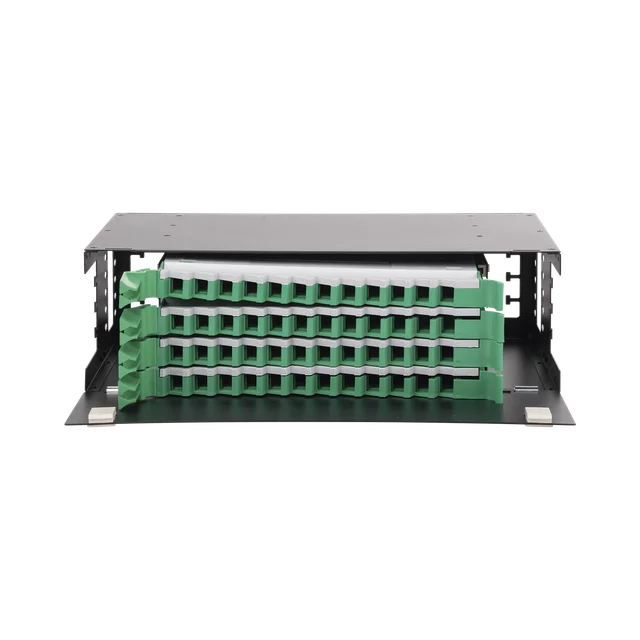 LPODF8048-h Distribuidor de Fibra Óptica con Bandejas Deslizables, Vacío, 19 Pulgadas (48.26 cm), Acepta 48 Adaptadores LC Duplex o LC Simplex o 48 SC Simplex, 3U - Image 1