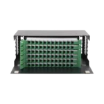 Distribuidor de Fibra Óptica con bandejas deslizables, vacío, 19in, acepta 72 adaptadores "LC Duplex" o "LC Simplex" o 72 "SC" Simplex, 4U