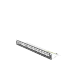 Patch panel modular Blindado (STP) de 24 puertos, con barra para organizar cable - Image 3