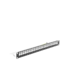 Patch panel modular Blindado (STP) de 24 puertos, con barra para organizar cable - Image 4