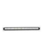 Patch panel modular Blindado (STP) de 24 puertos, con barra para organizar cable - Image 5