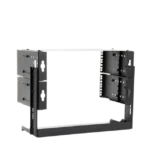 Rack Abierto de montaje en Pared, de 19in, 5 Unidades de rack, Profundidad Ajustable (8" a 12") con Charola de Uso Múltiple. - Image 4