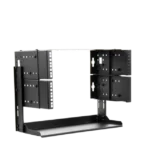 Rack Abierto de montaje en Pared, de 19in, 5 Unidades de rack, Profundidad Ajustable (8" a 12") con Charola de Uso Múltiple. - Image 6
