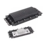 Caja de Distribución de Fibra Óptica Horizontal, hasta 96 empalmes, Exterior IP68, 3 Puertos de entrada y Salida - Image 2