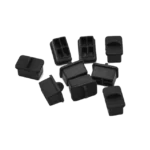 Bolsa con 25 piezas de protectores anti-polvo para puerto SFP, color negro