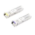 Transceptores Ópticos Bidireccionales SFP (Mini-Gbic) / Monomodo 1490 & 1550 nm / 1.25 Gbps / 1000BASE-BX / Conector LC/UPC Simplex / DDM / Hasta 100 km / 2 Piezas - Image 2
