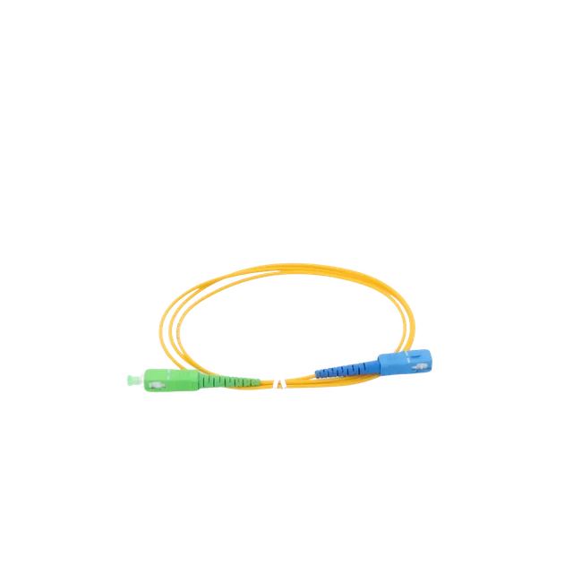 LPSM2SCASCUS1-h Jumper de Fibra Óptica Monomodo SC/APC-SC/UPC Simplex de 1 Metro (3.28 Pies), 2mm - Image 1