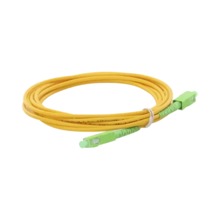 Jumper de Fibra Óptica Monomodo SC/APC-SC/APC Simplex de 2 metros 3mm